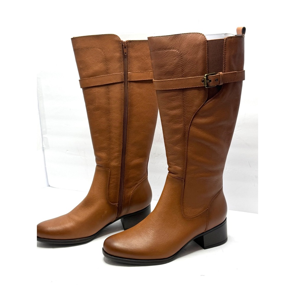 Naturalizer Women's Kenna Knee High Boots English Leather Size 9.5W NWT/BOX - Picture 3 of 10